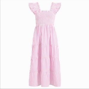 Hill House Home Bubblegum Pink Stripe Ellie Nap Dress XS